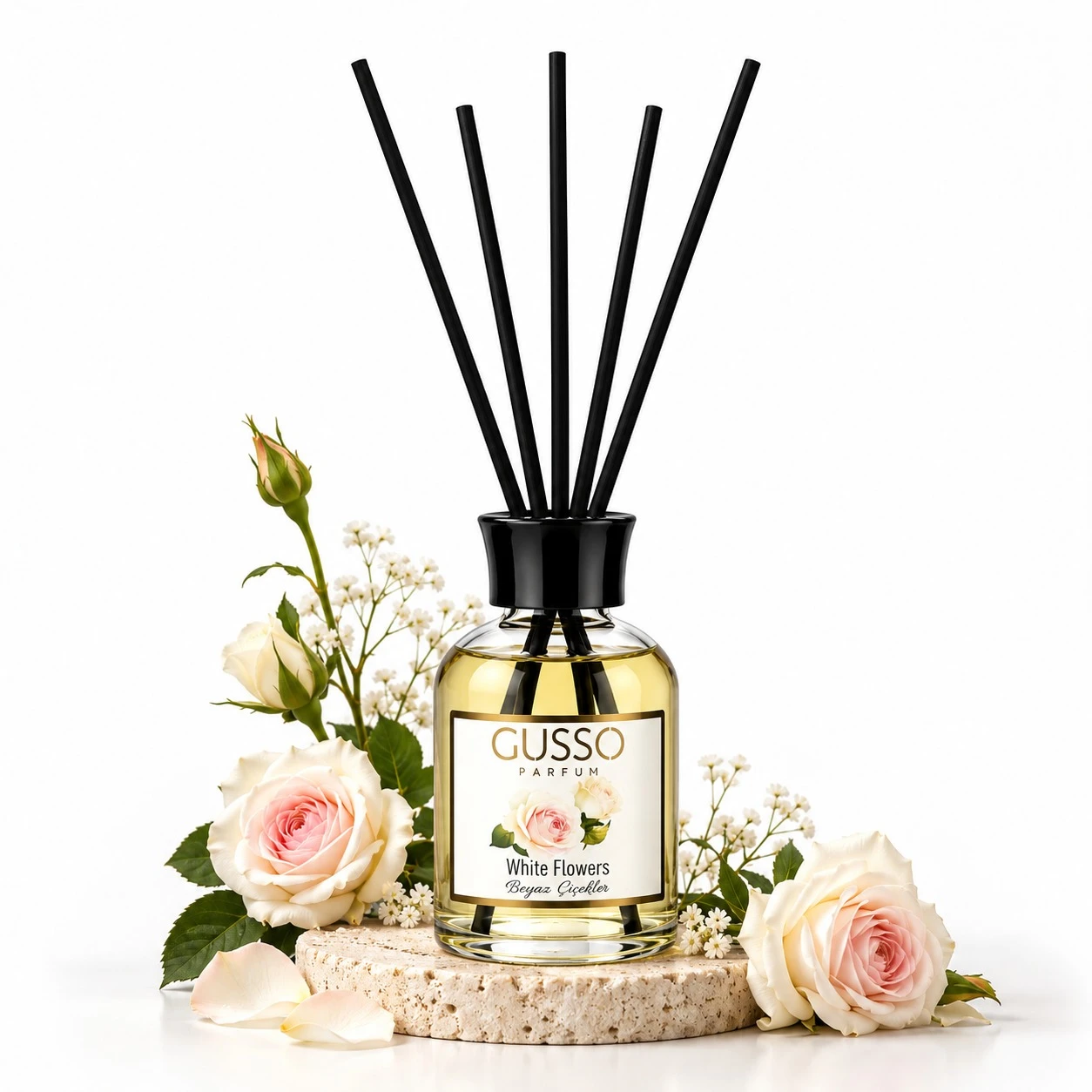 White Flowers Reed Diffuser thumbnail 1