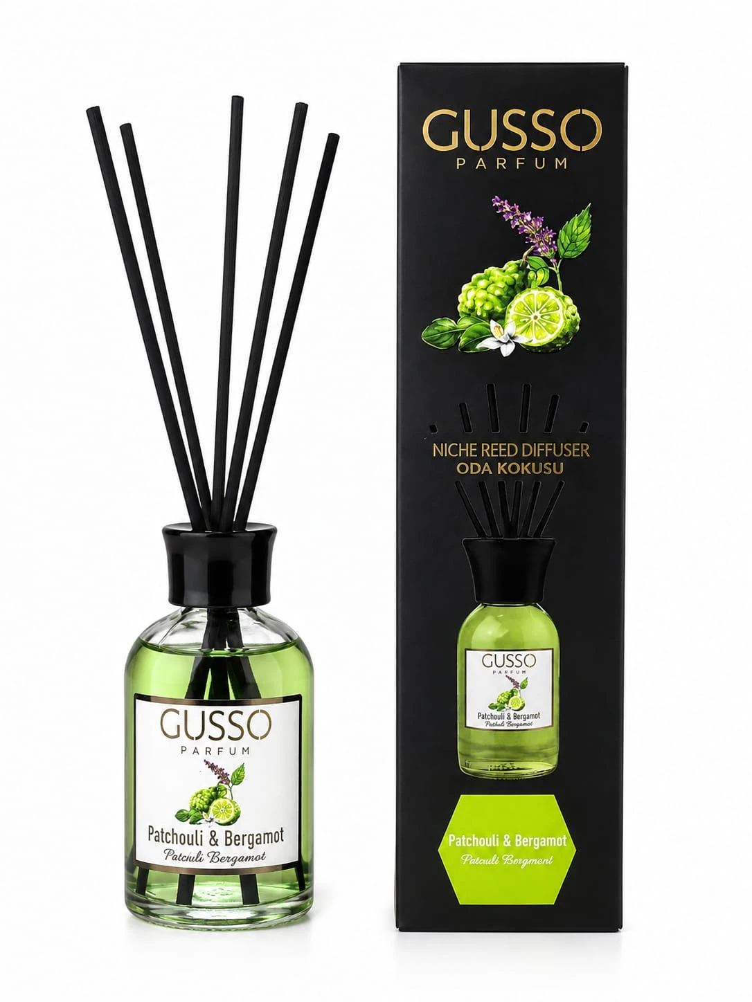 Patchouli Bergamot Reed Diffuser thumbnail 2